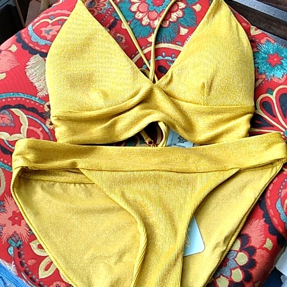 Luli Fama Other - Luli Fama Diva Sunset Gold Bikini
